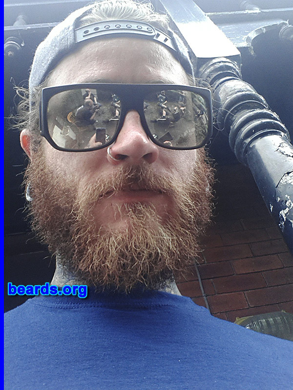 David T.
Bearded since: 2012. I am a dedicated, permanent beard grower.

Comments:
Why did I grow my beard? I`m a man.

How do I feel about my beard? A little scruffy, but has potential.
Keywords: full_beard