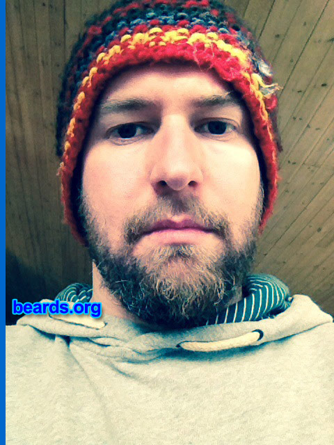 David
Bearded since: 2012. I am a dedicated, permanent beard grower.

Comments:
Why did I grow my beard? Because one day I realized it was the right thing to do.

How do I feel about my beard? It makes me happy. (But not my wife!)
Keywords: full_beard