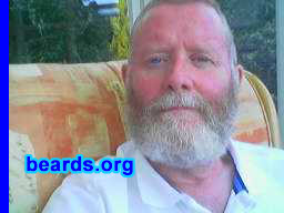 David
Bearded since: 2006.  I am an experimental beard grower.

Comments:
I had not had one for twenty years or so. Thought it was time to stop shaving -- permanently, I hope.

How do I feel about my beard? Pleasantly surprised at its fullness. Just wish it were all one colour, but I guess time will take care of that!
Keywords: full_beard