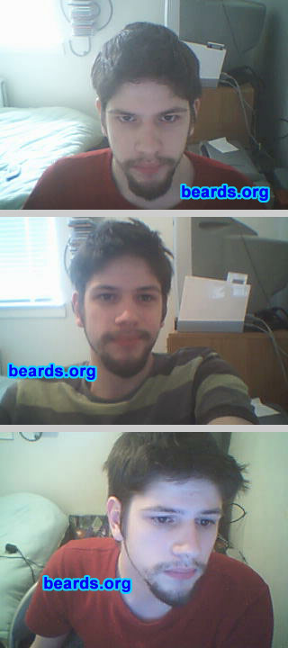 Gordon Graham
Bearded since: 2000. I am a dedicated, permanent beard grower.

Comments:
I suppose it keeps my chin warm and it makes me look that little bit different. I began growing facial hair around about when I was 15, so I've been experimenting for almost 5 years now. I like the goatee. =)

I think it's ace. There's nothing more exciting than documenting beard growth!
Keywords: full_beard