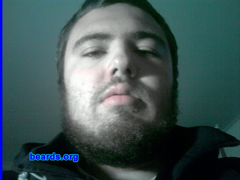 Jack H.
Bearded since: 2005.  I am a dedicated, permanent beard grower.

Comments:
I grew my beard because I, personally, think that they are manly and good to stroke.

How do I feel about my beard?  I feel good, really good.
Keywords: full_beard