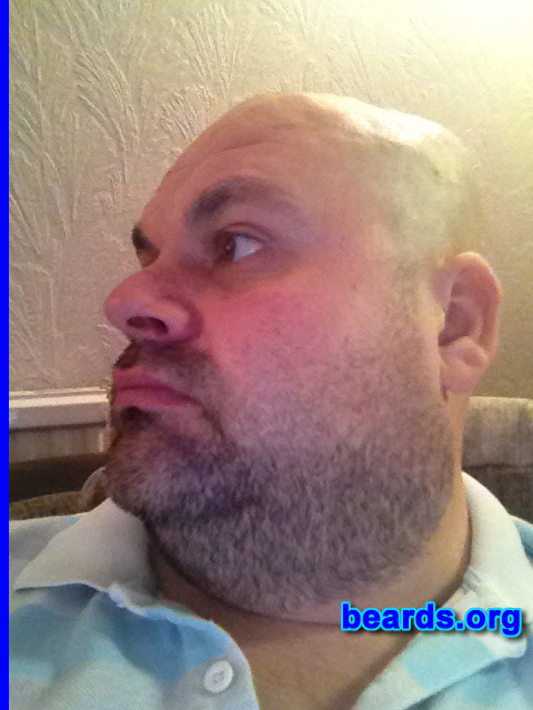 Kristian B. 
Bearded since: December 15, 2013. I am an experimental beard grower.

Comments:
Why did I grow my beard? To see if I could grow one.

How do I feel about my beard? I'm well chuffed.
Keywords: stubble