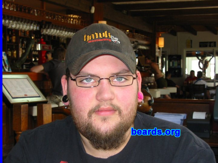 Michael P.
Bearded since: 2003.  I am a dedicated, permanent beard grower.

Comments:
I started growing my beard at the age of thirteen and thought since I can, I should.  Since then, have nearly always had one.

How do I feel about my beard?  I feel as if it's a reflection of how I feel inside my mind, my style, my preferences, and my taste in music, expressed in a physical form for all to see.
Keywords: full_beard