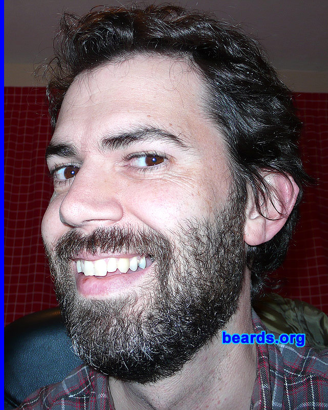 Matt
Bearded since: 2010.  I am an occasional or seasonal beard grower.

Comments:
I grew my beard because it's getting towards winter here in the U.K.  So it helps keep my face warm.

How do I feel about my beard? Quite good.  I've grown beards on and off most years, but as I've gotten older, small dashes of gray are appearing, which I kind of like.
Keywords: full_beard
