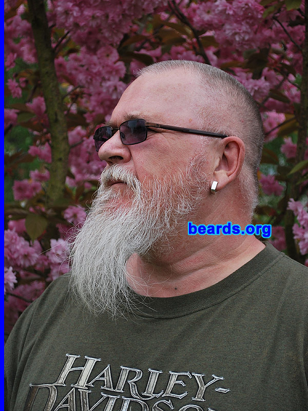 Mark H.
Bearded since: 1970. I am an occasional or seasonal beard 
grower.

Comments:
I grew my beard because I wanted to buck the trend.

How do I feel about my beard?  Good.  If only the wife felt the same.
Keywords: full_beard