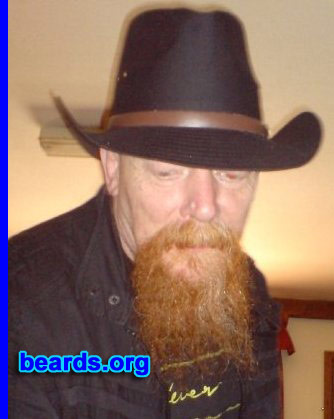 Richard W.
Bearded since: 2001. I am a dedicated, permanent beard grower.

Comments:
Why did I grow my beard? Isn't that like asking why the sky is up and the ground down? Because a face needs a beard, of course!

How do I feel about my beard? I love it deeply and it gets people talking to me and touching it who would otherwise ignore me.
Keywords: goatee_mustache