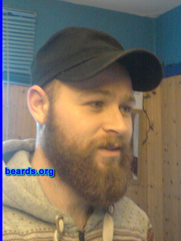 Rowan G.T.
Bearded since: 2013. I am a dedicated, permanent beard grower.

Comments:
Why did I grow my beard? I love beards! Always have a goatee and thought I'd go for the full beard. I hate being clean shaven.

How do I feel about my beard? I love my beard. I feel good about it. I want a longer beard. One day I'll go ZZ Top! I feel comfortable and it's natural to me. It's a conversation starter and an ice breaker.  The beard allows me to be different characters. It's just cool.
Keywords: full_beard