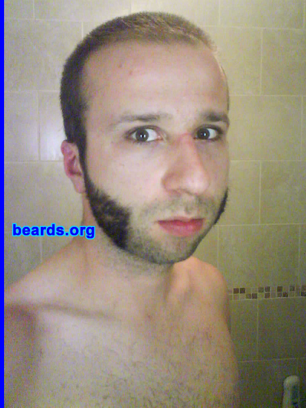 Simon
Bearded since: 2008.  I am an occasional or seasonal beard grower.

Comments:
I've always liked beards, but was always told I was too young for it before. Now I'm thirty, it finally suits me. I think on the right man, they're very becoming and really do suit some people more than others.

I like the way I look with mine -- like it's another piece of the jigsaw. 

How do I feel about my beard?  I like my beard and found this site while looking for grooming tips. I like the way it naturally grows and only trim it a little -- topiary rather than butchery.

I get more compliments than I do criticism, which is good as I expected it to be the other way around. I find people taking me a little more seriously now. I'm sure a good sociologist would be able to tell you why! 

And I don't have lamb chops usually... that photo was just experimentation!
Keywords: mutton_chops