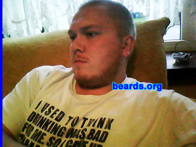 Sam B.
Bearded since: 2003. I am a dedicated, permanent beard grower.

Comments:
I grew my beard because it gives me a feeling of security and exclusivity.

How do I feel about my beard?  Wish it grew higher up, although with careful planning and delicate grooming I can improve this problem.
