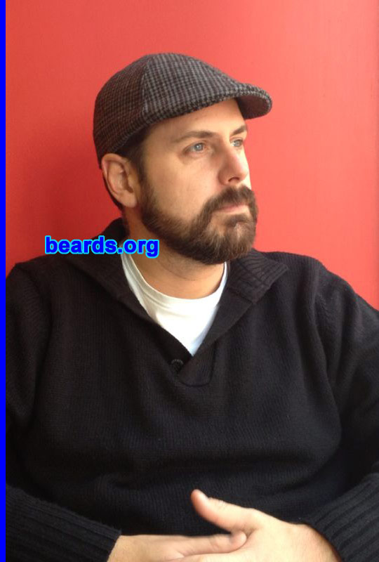 Tony S.
Bearded since: 2012. I am a dedicated, permanent beard grower.

Comments:
I went from goatee after nearly ten years to full beard for change of look.

How do I feel about my beard? Wouldn't be without it now.  Attract more attention now than ever before!
Keywords: full_beard
