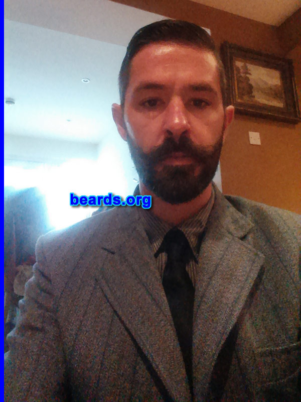 Tim P.
Bearded since: 2013. I am an occasional or seasonal beard grower.

Comments:
Why did I grow my beard? To feel the warmth and there are so many things you can do with it.

How do I feel about my beard? I feel love and understanding from my beard.
Keywords: full_beard