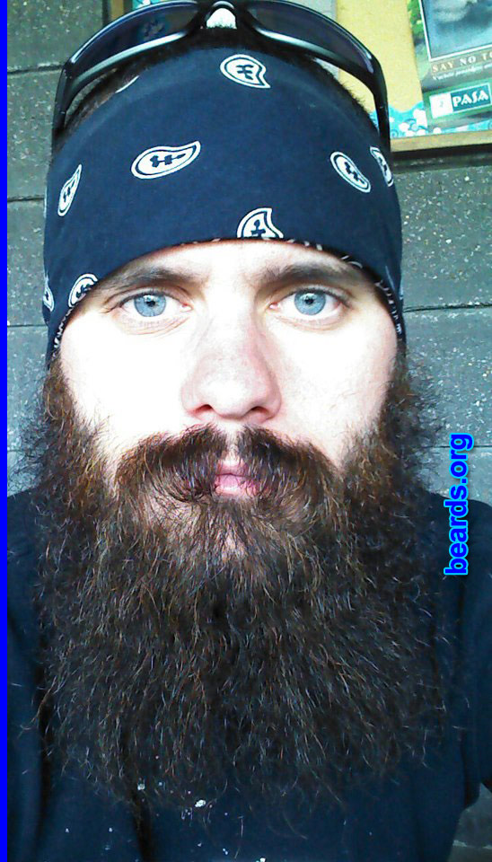 Joshua M.
Bearded since: 2012. I am a dedicated, permanent beard grower.

Comments:
Why did I grow my beard? Because shaving is boring and I look like a little child. And I love the way my beard feels and looks. Plus my wife and kids love it.

How do I feel about my beard? I feel the highest level of pride when my beard is looking its best. I think I have a good looking beard and thank my DNA for that.
Keywords: full_beard