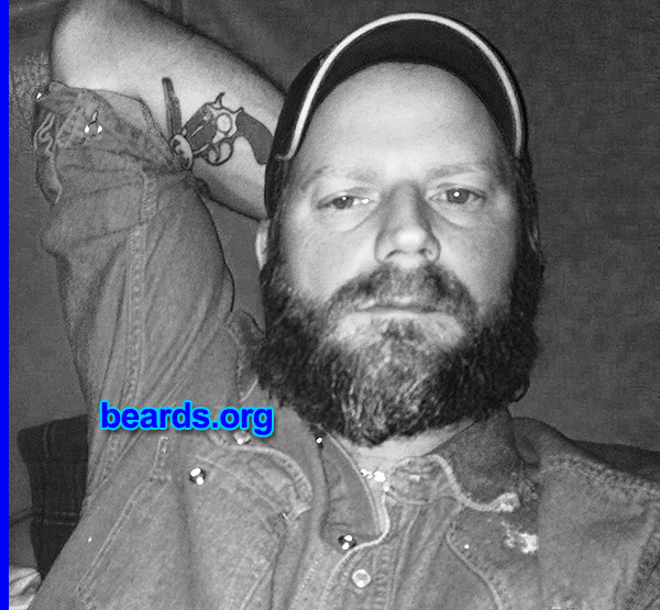 Keith
Bearded since: November 2013. I am a dedicated, permanent beard grower.

Comments:
Why did I grow my beard? I made a $10 bet with a friend to see who could grow the longest beard and I'm hooked now.

How do I feel about my beard? I like it.
Keywords: full_beard