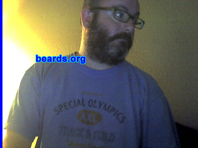 Bill G.
Bearded since: 2010. I am a dedicated, permanent beard grower.

Comments:
It started out as a contest back in December of 2010, but the other guy didn't follow through. So I just decided to grow it. I get complimented on my beard almost every week. I trim it every couple of weeks now. I don't shape it or do anything to it. it is untrimmed.

How do I feel about my beard?  I have been told that I look just like my dad now that I have a beard.  That's cool.
Keywords: full_beard