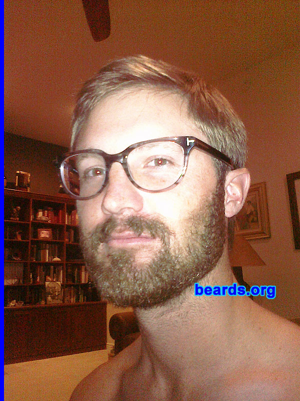 Brad
I am a dedicated, permanent beard grower.

Comments:
I grew my beard because I am a student again and can.

How do I feel about my beard? I love brushing it and think it is hilarious.
Keywords: full_beard