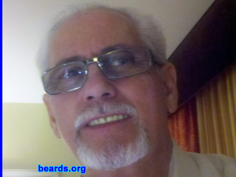 Clair
Bearded since: 2009. I am a dedicated, permanent beard grower.

Comments:
I have had several beards in the past. Decided to grow it permanently.

How do I feel about my beard?  Very good.
Keywords: goatee_mustache