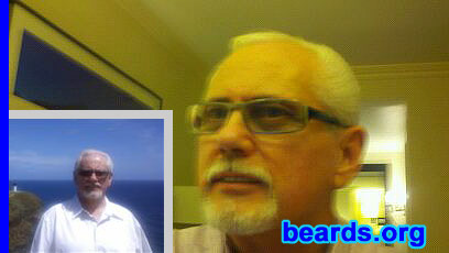 Clair
Bearded since: 2009. I am a dedicated, permanent beard grower.

Comments:
I have had several beards in the past. Decided to grow it permanently.

How do I feel about my beard?  Very good.
Keywords: goatee_mustache