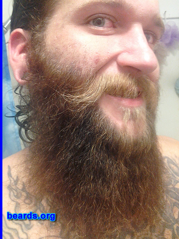 Preston O.
Bearded since: 2012. I am a dedicated, permanent beard grower.

Comments:
Why did I grow my beard? I'm a man.

How do I feel about my beard? Love it. 
Keywords: full_beard