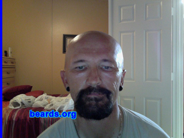 Raymond O.
Bearded since: 2005. I am a dedicated, permanent beard grower.

Comments:
I have always wanted to grow a beard, but my job at the time did not allow facial hair. The job I have now allows beards as long as they are kept neat and trimmed.

How do I feel about my beard? I love the look and feel of my beard.
Keywords: goatee_mustache