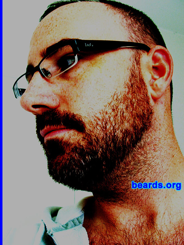 Anthony
Bearded since: 2005. I am a dedicated, permanent beard grower.

Comments:
I grew my beard because I got tired of working in positions and for companies that were anti-facial hair. Went as far as dropped my profession and found a new one. For me having a beard is a passion, not just a look.

How do I feel about my beard? Honestly, I would not have it any other way now. I love it! 
Keywords: full_beard