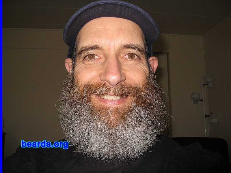 Flavio
Bearded since: 1978. I am a dedicated, permanent beard grower.

Comments:
I grew my beard for many reasons: because I could, I like the way it looks, etc.

How do I feel about my beard? Looks better all the time though it has turned multi-colored (black/gray/red). I'm currently (since July) letting it grow really long until I can't stand it and then I'll cut it back. I wish it were less curly and more straight!

Anyone recommend a good UNscented shampoo?
Keywords: full_beard