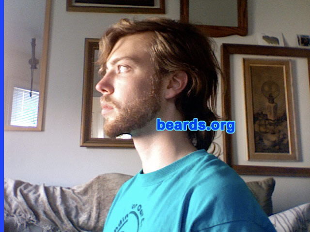 James
Bearded since: 2006.  I am a dedicated, permanent beard grower.

Comments:
Why did I grow my beard? Beauty.

How do I feel about my beard? Proud, lost, essential.
Keywords: full_beard