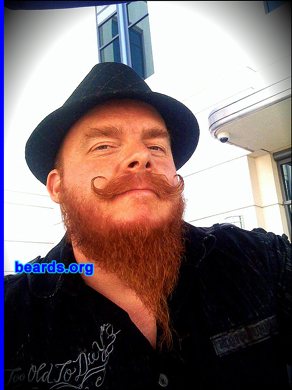 Jay R.
Bearded since: 1998. I am a dedicated, permanent beard grower.

Comments:
Why did I grow my beard? It felt natural, and I can't imagine NOT having it!

How do I feel about my beard? Quite happy about it, though I wish I had more follicles!
Keywords: full_beard