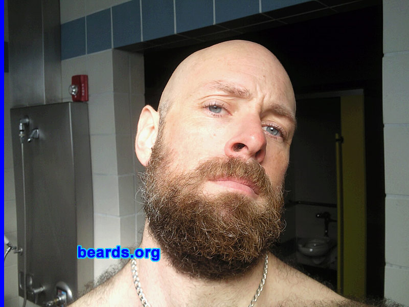 Matt
Bearded since: 1993. I am a dedicated, permanent beard grower.

Comments:
I've had many different styles which I have received all kinds of attention, mostly good, some negative, but oh well! Am a permanent beard grower, the longer the better! I am bummed it's going gray. Wish it were higher on my face, but love it anyway! A beard represents true manhood!
Keywords: full_beard