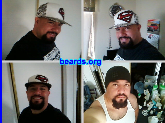 Martin L.
Bearded since: 2010. I am an experimental beard grower.

Comments:
Why did I grow my beard?  Because it's COOL.
How do I feel about my beard?  GREAT.
Keywords: goatee_mustache