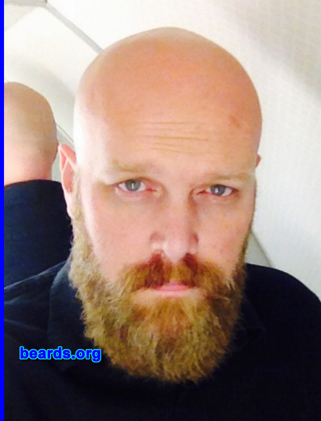 Matt
Bearded since: 2013. I am an experimental beard grower.

Comments:
Why did I grow my beard? I've never grown one. Keeping it.

How do I feel about my beard?  Love it.
Keywords: full_beard