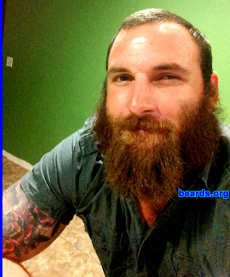 Richard
Bearded since: 2013. I am an experimental beard grower.

Comments:
Why did I grow my beard? I'm a man!!!

How do I feel about my beard? I love my beard.
Keywords: full_beard