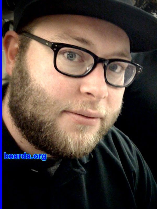 Scott T.
Bearded since: 2007.  I am a dedicated, permanent beard grower.

Comments:
I grew my beard because I have a gnarly double chin and a dimple in it as well... Plus, women love this thing!

How do I feel about my beard? I feel if I were to shave it, I would feel so naked... It's my mojo, man!
Keywords: full_beard