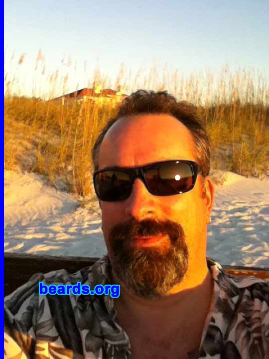 Steven P.
Bearded since: 1985. I am a dedicated, permanent beard grower.

Comments:
I grew my beard because a beard represents masculinity to me!

How do I feel about my beard? I love my beard!
Keywords: goatee_mustache