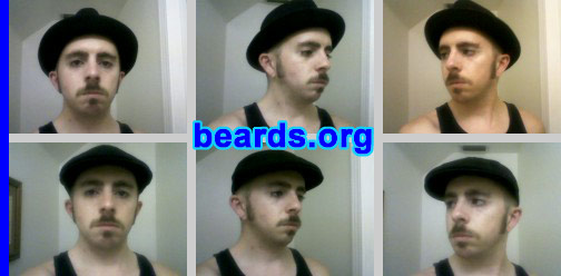 Tyler C.
Bearded since: 2005.  I am a dedicated, permanent beard grower.

Comments:
I grew my beard because I can.

How do I feel about my beard? Sexy...
Keywords: chin_strip soul_patch mustache
