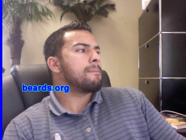 Tito
Bearded since: 2007. I am an occasional or seasonal beard grower.

Comments:
I grew my beard because I was sick of the razor.

How do I feel about my beard? Love it.  Wish it were thicker,  though.
Keywords: full_beard