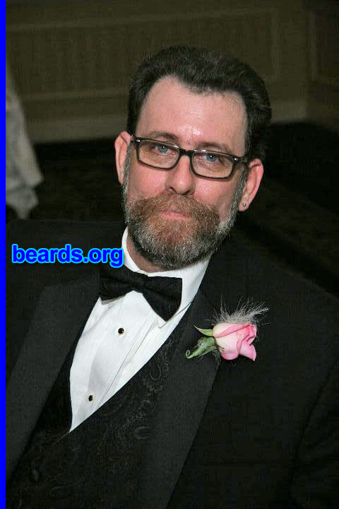 Kevin G.
Bearded since: 1979. I am a dedicated, permanent beard grower.

Comments:
Why did I grow my beard? Hate shaving.

How do I feel about my beard? Like an arm or leg, it is part of me.
Keywords: full_beard
