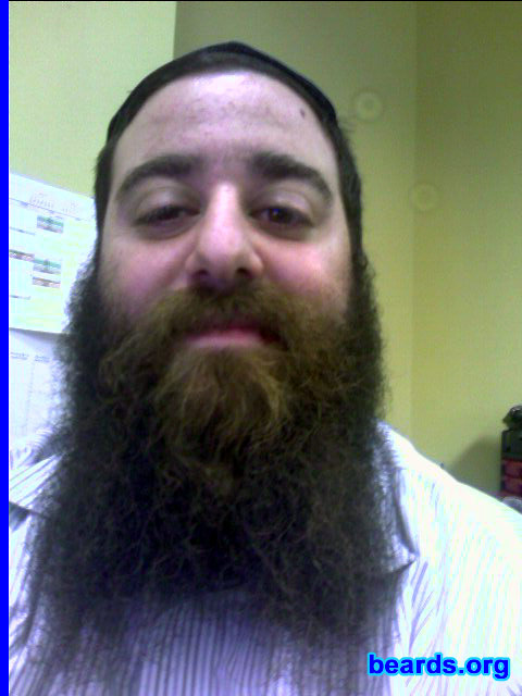 Ariel Furman
Bearded since: 2003.  I am a dedicated, permanent beard grower.

I grew my beard because, being from a Jewish background and recently getting a lot more into my religion, I found several laws against shaving. 

Ever since I learned this and it made sense to me I completely stopped shaving.

After learning the Jewish significance of a beard, I feel like it is a huge spiritual blessing. 
I cant even imagine being without it.
Keywords: full_beard