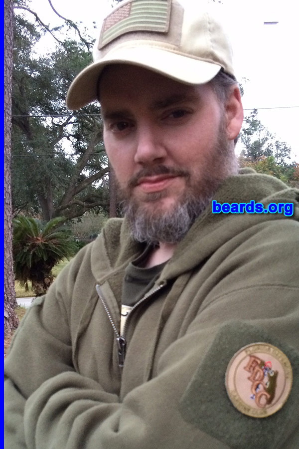 Bryan B.
Bearded since: 2002. I am an occasional or seasonal beard grower.

Comments:
Why did I grow my beard? Because I'm a man, I can, my skin is happier, and women love it.

How do I feel about my beard? Love.
Keywords: full_beard
