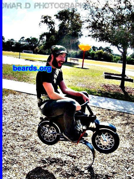 Jonny
Bearded since: 2007.  I am an occasional or seasonal beard grower.

Comments:
I grew my beard because it is your duty, as a true man, to grow a burly beard...

How do I feel about my beard? It keeps me warm in Florida's freezing weather.  ; )
Keywords: full_beard