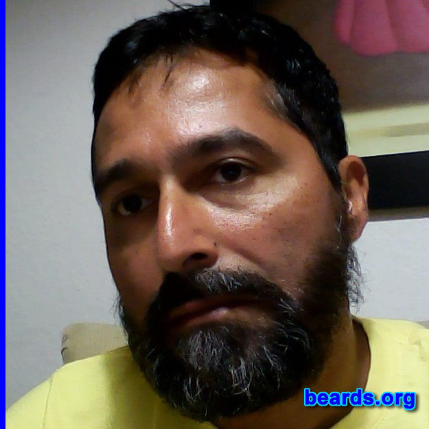 Joaquin
Bearded since: 2013. I am an experimental beard grower.

Comments:
Why did I grow my beard?  Experimental.

How do I feel about my beard?  It is okay.
Keywords: full_beard