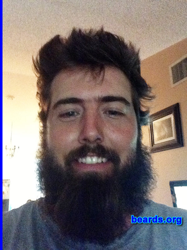 Matt K.
Bearded since: 2012. I am an experimental beard grower.

Comments:
Why did I grow my beard? My ex-wife didn't want me to grow my beard.  So since I'm rid of her, I thought I would try it.

How do I feel about my beard? Not sure how long to grow it.
Keywords: full_beard