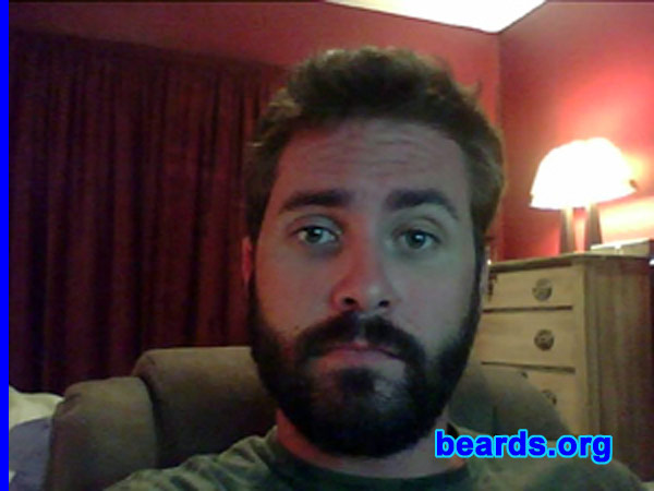Nick Anderson
Bearded since: 2008.  I am an occasional or seasonal beard grower.

Comments:
I grew my beard for the same reason as the first time...
I ran out of money for razors.

How do I feel about my beard? It's a great way to savor that last sip of beer left on my 'stache.
Keywords: full_beard
