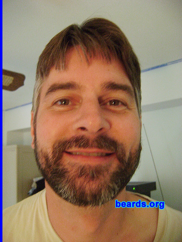 Richard S.
Bearded since: 1997.  I am an occasional or seasonal beard grower.

Comments:
I grew my beard because my facial hair finally matured to allow me full coverage.

How do I feel about my beard? I love it.  But after a while, I like to switch back to shaving.
Keywords: full_beard