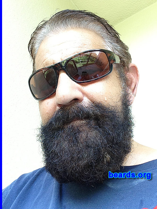 Steve H.
Bearded since: 1990s. I am a dedicated, permanent beard grower.

Comments:
Why did I grow my beard? I love beards.  Always have and always will!

How do I feel about my beard? I am going for the YEARD look! These new photos are a little over four months of growth.
Keywords: full_beard
