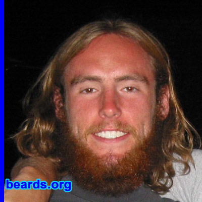 Scott
Bearded since: 2003. I am a dedicated, permanent beard grower.

Comments:
I first grew my beard because pretty much everyone does to stay warm down here. My beard saved me from frostbite during my first frigid winter on the coast of Florida, and my loyalty to my facial hair grew strong. I like my beard so much that I'd keep it even if I lived somewhere warm. 
Keywords: full_beard