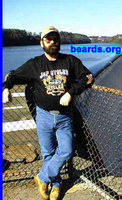 Tim H.
Bearded since: 1985.  I am a dedicated, permanent beard grower.

Comments:
I originally grew my beard as an expression of masculinity and to solve a definite hatred of shaving. As my self-esteem grew, my beard became a part of who I am, not something to hide behind.
Keywords: full_beard