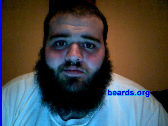 Taylor
Bearded since: 2006.  I am a dedicated, permanent beard grower.

Comments:
I grow it because I have the ability to grow a full beard, which is pretty exceptional for my age.

How do I feel about my beard?  Needs to be at least double in length from where it already is.
Keywords: full_beard