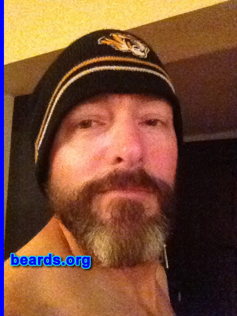 Tom H.
Bearded since: 2011. I am a dedicated, permanent beard grower.

Comments:
Why did I grow my beard? To see what I would look like with a beard! I also wanted to wear my beard as a sign of my growth as a man! I am blessed to have a job that allows me to grow a beard!

How do I feel about my beard? I love it! I like how the beard looks on me! I plan on wearing some form of a beard for the rest of my life!
Keywords: full_beard