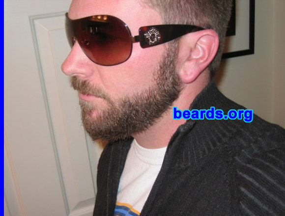 Chris P.
Bearded since: 2008.  I am an occasional or seasonal beard grower.

Comments:
I have grown a beard for many reasons. The first and most important reason is that I can. I see so many people out there that can't grow a beard but try and I feel that it's a shame that a person who could wouldn't. The other reasons are either because it's the cold season, to test my will power to keep it going, or just to add a change to my appearance. 

How do I feel about my beard?  My beard definitely is a physical expression of who I am. It tells people this is me and all me. Shaving is like the cloak people put over themselves so others don't know what they are really like. My shaven face is like my alter ego as Clark Kent is to Superman. I would like some areas to perhaps get thicker, but I have found out that with every beard I grow and shave off, it's almost as if I willed that area to grow thicker and darker.
Keywords: full_beard