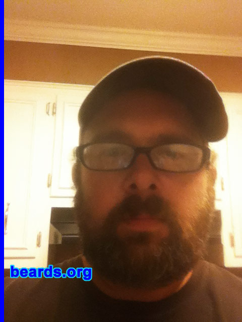 Eric K.
Bearded since: 2008.

Comments:
I originally grew my beard out of laziness. I just hated shaving! And, my dad always had a beard when I was growing up. Now, my wife likes it and I feel strange without it.

How do I feel about my beard? I love my beard, but I wish I could grow it bigger. Last year I went five months without shaving it. It was pretty big, but not EPIC! I'm on my way again this winter!


Keywords: full_beard